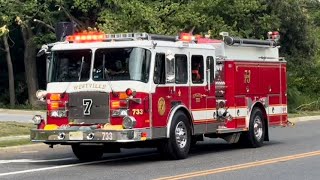 Westville Engine 733 Responding [upl. by Salvatore360]