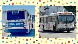 NJ Transit 10 BAYONNE JFK BLVD VIA PAMRAPO AVENUE NABI 41615 5811 [upl. by Gaylord402]