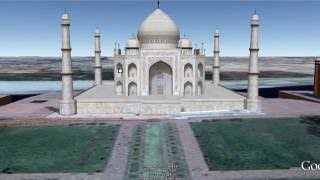 Taj Mahal 3D Virtual Tour using Google Maps [upl. by Nibla]