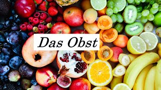 Das Obst  die Früchte [upl. by Fredel]