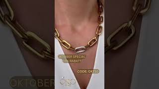 SOLIDO Kette  Edelstahl  wasserfest jewelry gold fashion halskette chain necklace [upl. by Attalanta]