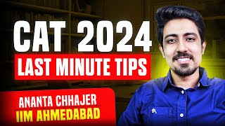 CAT 2024 Last minute tips that you cannot miss [upl. by Irafat]