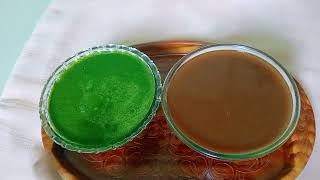 Homemade tamarind chutney and green chutney for chat panipuri amp dahivada kirtissmartkitchen5308 [upl. by Herm]