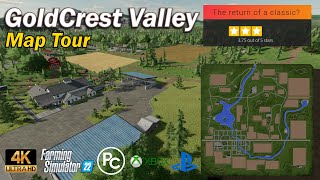 GoldCrest Valley  Map Review  Farming Simulator 22 [upl. by Rebmyk162]