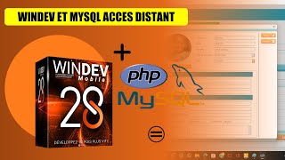 Création dApplication WinDev  Accès Distant MySQL amp phpMyAdmin  Guide Complet Presentation [upl. by Moreland]