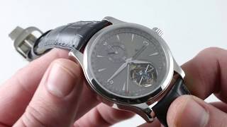 JaegerLeCoultre Master Tourbillon Q1656450 Luxury Watch Review [upl. by Kilby]