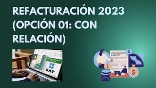 REFACTURACIÓN 2023 OPCIÓN 01 CON RELACIÓN [upl. by Aititil]