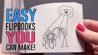 8 EASY Flipbooks YOU can make [upl. by Arbma]