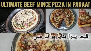 Ultimate Beef Mince Pizza In Paraat Juicy amp cheesy  Homemade XX Pizza🍕RAIqbalsFoodCorner food [upl. by Finah]