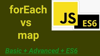 forEach vs map  43  JavaScript Hindi [upl. by Annaitat694]