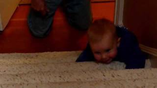 Montessori Infant Video Climbing Stairs [upl. by Enneiviv715]