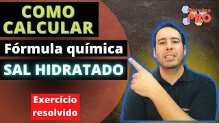 ✅Como calcular número de mols de água em um sal hidratado [upl. by Aytak]