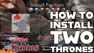 How to Install Two Thrones The 100 Years War  Medieval II Total War 2024 [upl. by Ponton]