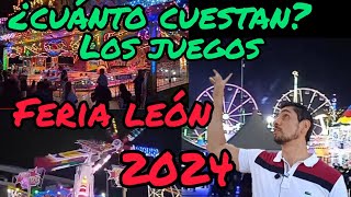 feria león 2024 cuanto cuestan juegos mas divertidos tour juegos mas divertidos feria de león 2024 [upl. by Amatruda]