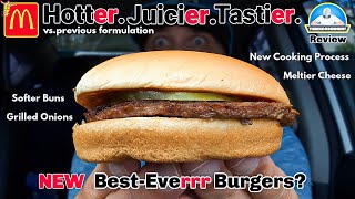 McDonalds® NEW BestEVER Burgers Review 🤡🍔 New Changes Coming  theendorsement [upl. by Phiona]