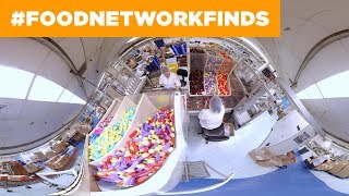 How Pez Are Made 360° Candy Factory Tour  The Best Restaurants in America  Food Network [upl. by Ayatan]