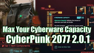 PATCHEDUpdate 21Unlimited Cyberware Capacity Shards  Cyberpunk 2077 Phantom Liberty [upl. by Ecyarg927]