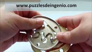 Vídeo Solución Rompecabezas Puzzle de Metal Hanayama Cast LOeuf Solution [upl. by Yhprum]