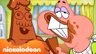 Patrick DEVOURING Food For 40 Minutes Straight 😋🍽️👅  Patrick Star Show  SpongeBob [upl. by Haronid]