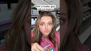 Thanks to ​⁠Slayqueen24seven for the video recommendation pov skit povs sephora makeup [upl. by Salguod]