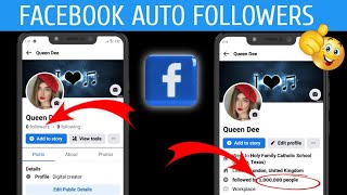 Get 1000000 FOLLOWERS on Facebook  Facebook Auto Followers  Increase Facebook Followers 2023 [upl. by Vedis]