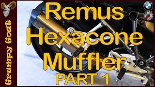 Installation of a Remus Hexacone Slipon  Part 1 [upl. by Sal24]