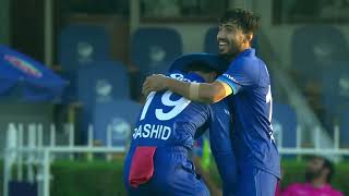 Nangyal Kharotis TheeMatch Bowling Highlights  AFG v BAN  ODI Series  UAE  ACB [upl. by Irem]