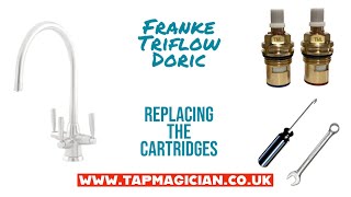 Franke Triflow Doric  replacing the tap cartridges repair leaking dripping tap [upl. by Nicolette]