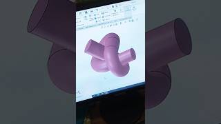 Trefoil knot गाँठ in Solidworks designed by our Student cadbychetan [upl. by Dohsar482]