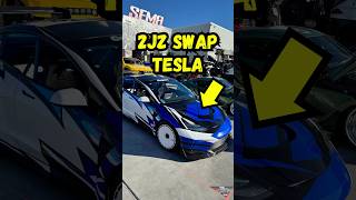 2JZ Swapped Tesla Model 3 [upl. by Isiahi]