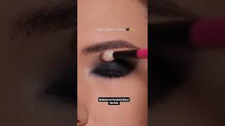 Black Glitter Smoky Eye for a Bold Glam Look 🖤💫 SmokyEyeMakeup MakeupTutorial shorts [upl. by Kevin]