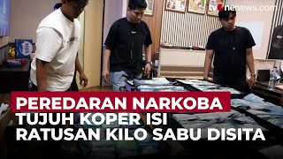 Koper Isi Ratusan Kilo Sabu dan 90 Ribu Butir Inex Diamankan Polisi  OneNews Update [upl. by Elokcin]