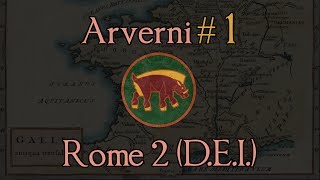 Arverni 1 A Siege to Start Total War Rome 2 DEI Mod [upl. by Myrt]