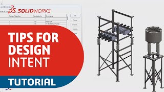 Tips for Design Intent  SOLIDWORKS User Tips and Tricks [upl. by Maunsell]