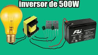 😱Como Hacer un INVERSOR de CORRIENTE de 12V a 110V [upl. by Patrizius]