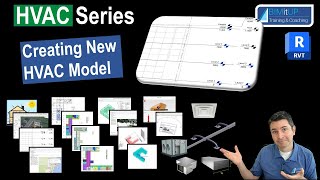 Revit HVAC 1 Creating new HVAC Model in Revit [upl. by Boucher]