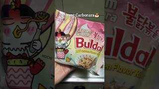 Instant Carbonara🍝 trending shortsvideo shorts trendingshorts [upl. by Jeavons451]