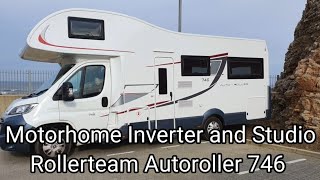 How to install 2000W Inverter Autoswitcher amp Music Studio Motorhome 🚐❤ Rollerteam 746 2018 [upl. by Spector]