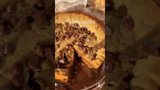 Nutella cookie pie recipeshorts viral trending baking food nutella asmr yummy recipe tasty [upl. by Sullivan44]