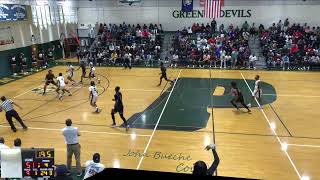 Plaquemine High vs White Castle High School Boys Varsity Basketball [upl. by Aihsela8]