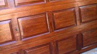 How To Woodgrain Garage Door  Part 17 Review after application [upl. by Leund705]