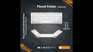 PISNET Bluetooth Keyboard Folder [upl. by Atinahc54]