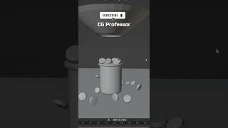 Filling Up A Candy Jar  CG Professor Blender rigidbodydynamics candy blendertutorial [upl. by Haskins66]
