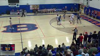 Boonsboro High School vs Catoctin High School Mens Varsity Basketball [upl. by Orravan]