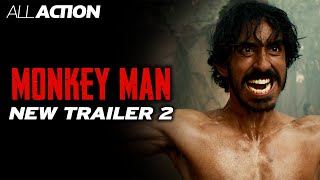 Monkey Man 2024 Official Trailer 2  All Action [upl. by Ykcaj]