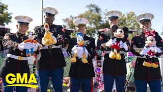 Disney and Toys for Tots spread holiday cheer [upl. by Attela553]