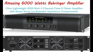 Behringer NX46000 Amplifier Unboxing Video [upl. by Arraes]