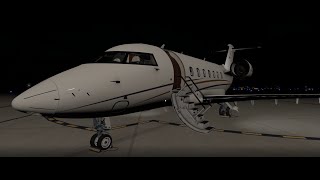 XPlane 11  RNAVG Approach RWY 33 at LICR  With the HotStart Challenger 650 [upl. by Hole5]