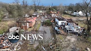 At least 9 dead as tornadoes rip through Alabama [upl. by Tama]