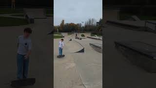 Cirencester skatepark yesterdays 1st ride around the park [upl. by Aniehs]